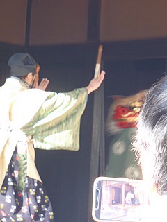 大宮前の獅子舞と大黒舞