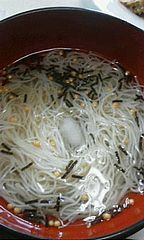 お茶漬けそうめん