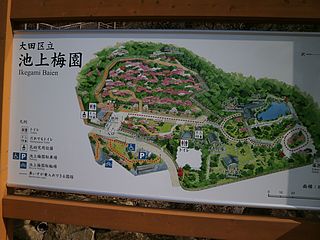 池上梅園看板