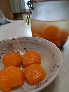 杏のシロップ漬け