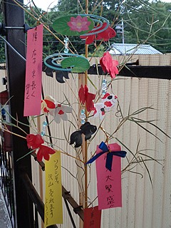 我が家の七夕飾り