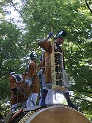 先触れの大太鼓